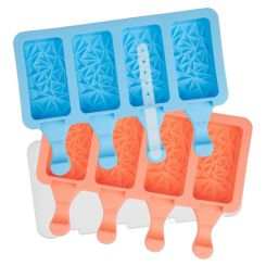 Lurch 2er-Set Popsicle IceForm Triangle aquamarine/peach 