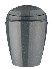 Koziol Schwingdeckeleimer 2l Del XS recycled ash grey 