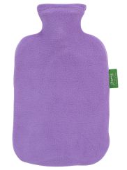Fashy Wärmflasche mit recyceltem Fleecebezug flieder 2,0 l 