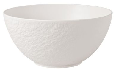 Villeroy & Boch Manufacture Rock Blanc Salatschüssel 24x24x12 cm 