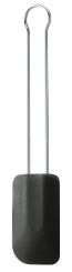 Rösle Teigschaber Silikon schwarz klein 26 cm 