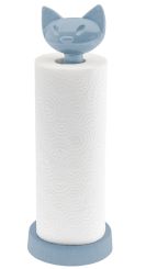 Koziol Küchenrollenhalter Miaou nature flower blue 