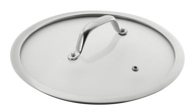 Kuhn Rikon Glasdeckel mit Edelstahlgriff 28 cm 