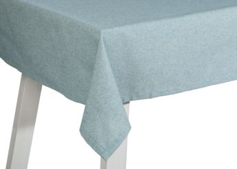 Pichler Tischdecke 150x250 cm Faro lagune 90% CO 10% PES 