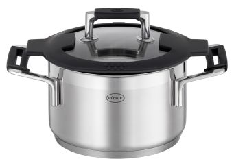 Rösle Kochtopf 16 cm Silence Pro mit Deckel Edelstahl 