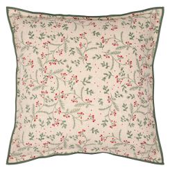 pad Kissenhülle 45x45 cm Wonderland green 80% Baumwolle 20% Leinen 