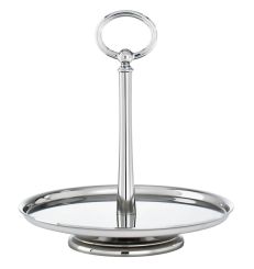 Sambonet Elite Edelstahl 18/10 Gebäckschale auf Fuß 18,5 cm 