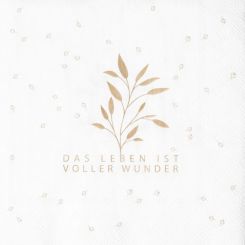 Räder Cocktailservietten 25x25 cm Das Leben Ist Voller Wunder (20 Stk.) 
