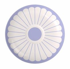 Villeroy & Boch Cappuccino-Untertasse 17,5x17,5x2,5cm Fleur Bleu 
