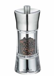 Zassenhaus Pfeffermühle Aachen 14 cm Edelstahl/Acryl 