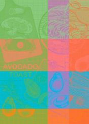 Garnier-Thiebaut Geschirrtuch Avocado Toast Neon 56x78 Cm 100% Gekämmte Baumwolle 