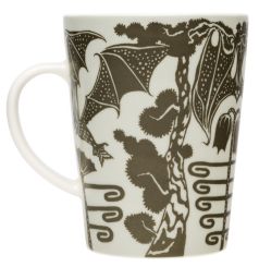 iittala Taika Yö sepia Becher mit Henkel 0,4L im GK 