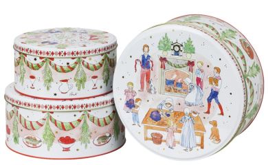 Hutschenreuther Set 3 Plätzchendosen Sammelkollektion 26 Weihnachtsschmaus 
