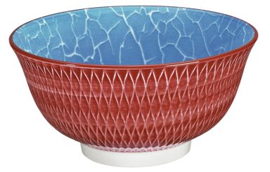 Cilio Bowl AMICI Rauten Rot 15,5 Cm 