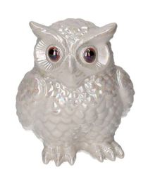 Gift Company Mignon Vase Eule weiß 