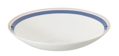 Dibbern Capri Schale 24 cm Blau / Rosé 