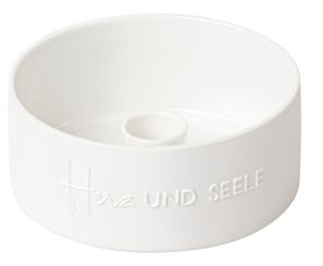 Räder Mini Porzellankranz Herz und Seele D.12cm H.5cm 