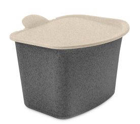 Koziol Bio Abfall Behälter Bibo nature ash grey 