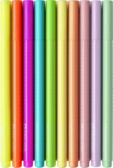 Faber-Castell Grip Filzstift Neon + Pastell 10er Etui 