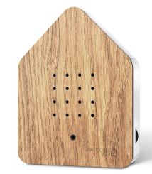 Relaxound Zwitscherbox Holz Eiche weiß 