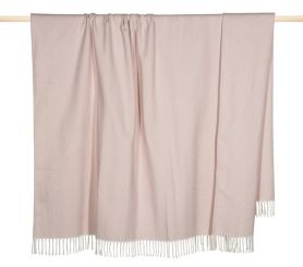 pad Decke 150x200 cm Fine Edge rose 50% Baumwolle 50% Polyacrylic 