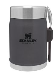 Stanley The Legendary Food Jar + Spork 0.4L Charcoal 