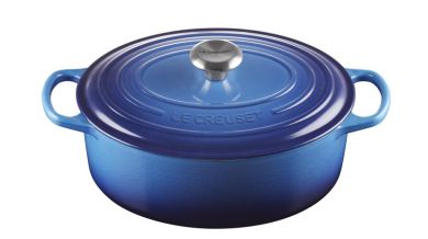 Le Creuset Bräter Oval Signature 29 cm Azure 