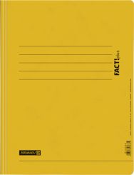 Brunnen Schnellhefter Pressspan gelb 