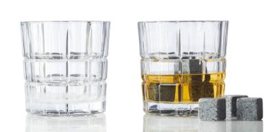 Leonardo Spiritii Whiskybecher Dof 2er Set + 8 Whiskysteine 
