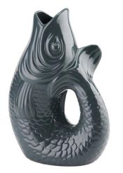 Gift Company Monsieur Carafon Fisch Vase L grau 2 7 L 