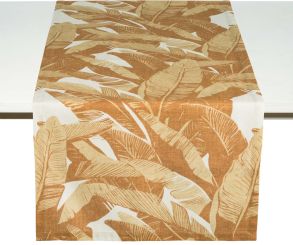 Pichler Tischläufer 50x150 cm Havanna messing 100% CO 