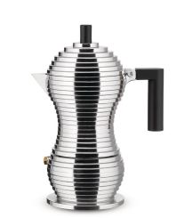 Alessi Pulcina Espressokaffeekocher Schwarz 