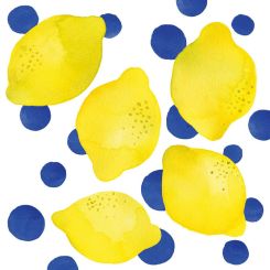 Paperproducts Servietten 33x33 cm Lemon & Dots 