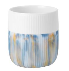 Royal Copenhagen Fluted Contrast Becher Marble Ocean Mist 33cl 