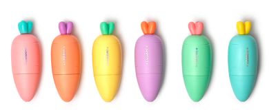 Legami 6-er Set Mini Textmarker Carrate Team 