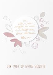 Räder Segenswunschkarte Zur Taufe die besten Wünsche 