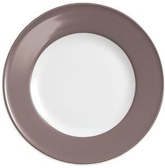Dibbern Solid Color Umbra Teller flach 19 cm Fahne 