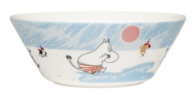 Arabia Moomin Schale 15cm Ice Swimming Limited Edition 
