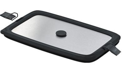 Rösle Edelstahldeckel FLEXX 2GO 1,5 L Eckig Mit Clips 