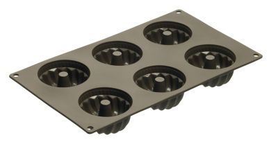 Lurch Flexiform Gugelhupf Mini 6-fach braun 