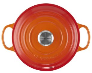 Le Creuset Sauteuse Signature 24 cm Ofenrot 