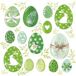 Paperproducts Servietten 33x33 cm Easter Green 