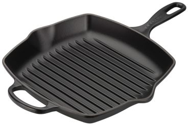 Le Creuset Grillpfanne Quadratisch Signature 26 cm Schwarz 