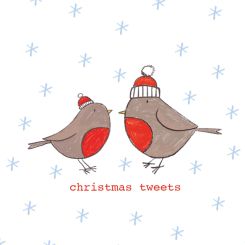Paperproducts Design Servietten 33x33 cm Christmas Tweets 