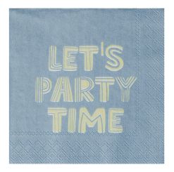 Räder Cocktailservietten 25x25cm Let´s Party Time (20Stk.) 