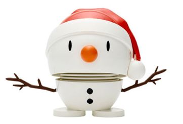 Hoptimist Santa Snowman S White 
