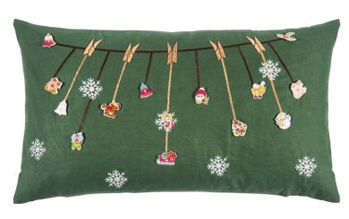 pad Kissenhülle 30x50 cm Jingle green 