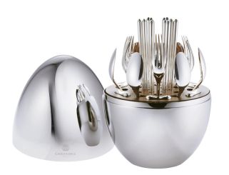 Christofle Mood Asia 24-teiliges Set für 6 Personen Mood Versilberte 