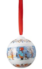 Hutschenreuther Porzellankugel Weihnachtskugel 2022 