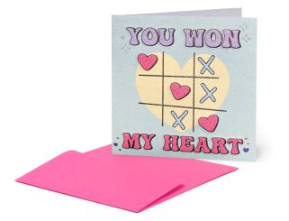 Legami Grußkarte klein Tic-Tac-Toe 